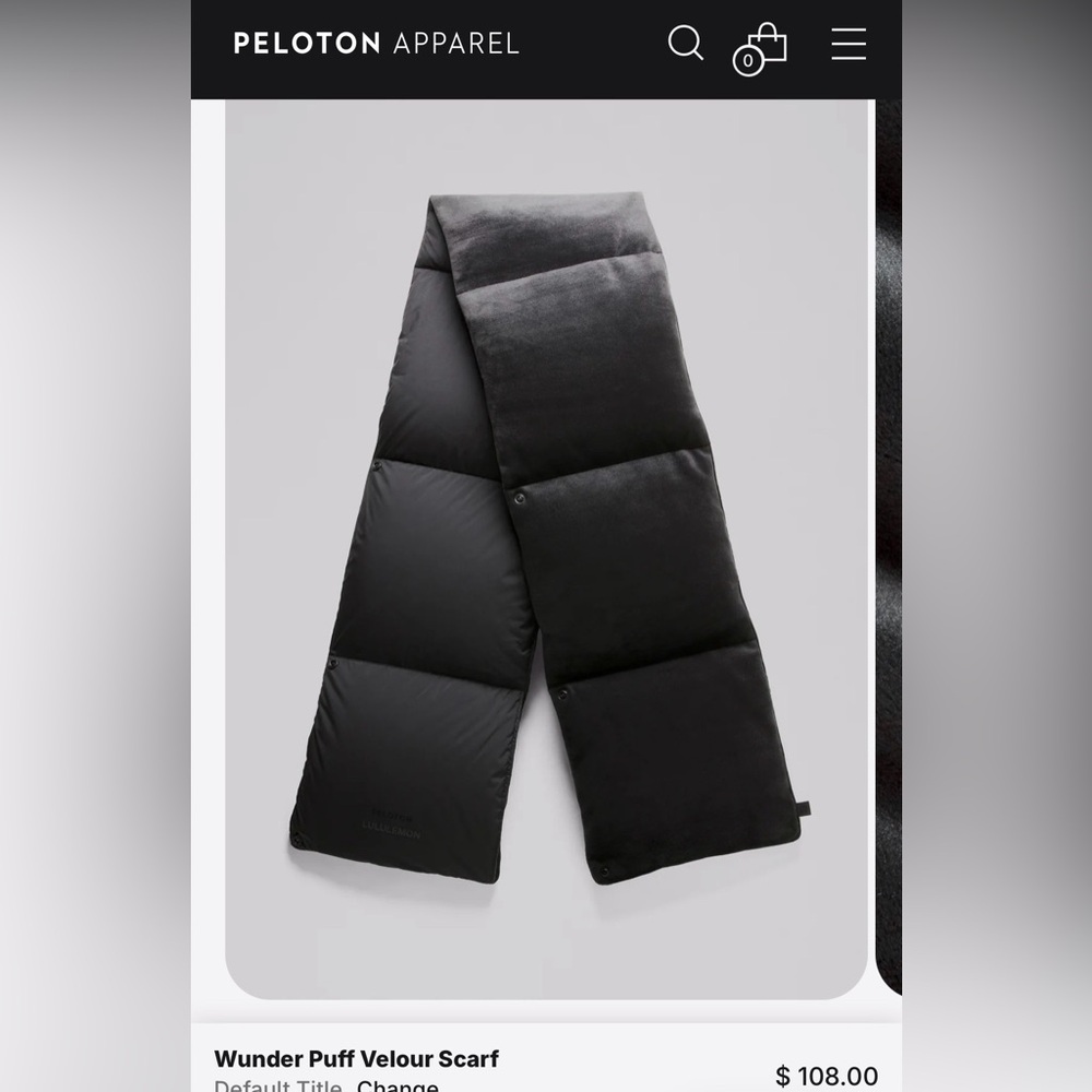 Lululemon x Peloton Wunder Puff Scarf